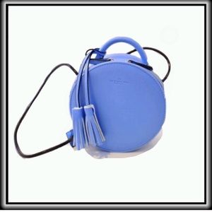 Light Blue Round Crossbody Circle Purse
